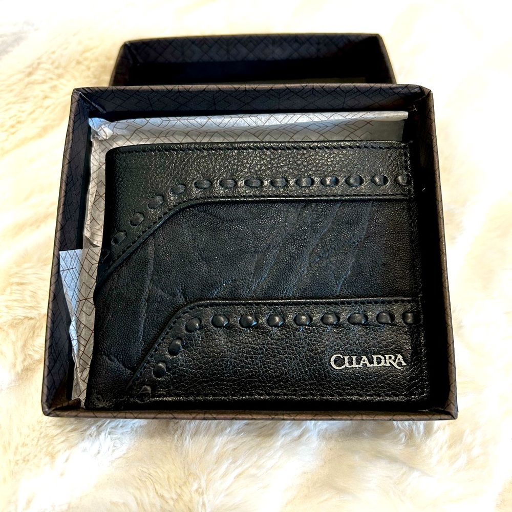 Cuadra Leather Men’s Wallet New w/box & tag